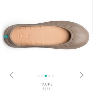 TAUPE TIEKS FLATS